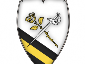 Das Wappen der Rosengarde